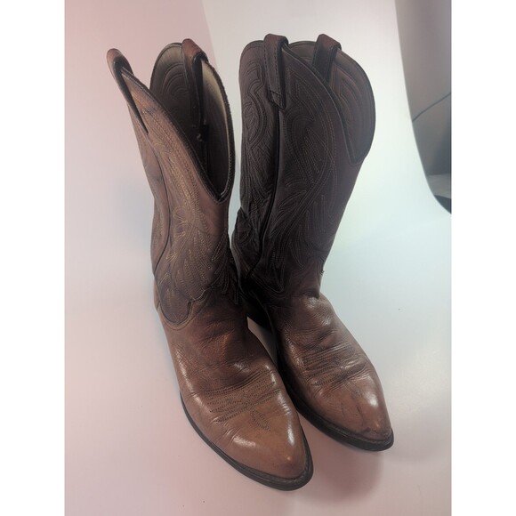 WRANGLER  MENS BROWN COWBOY WESTERN  BOOT SIZE 10D    5264 - Picture 1 of 6